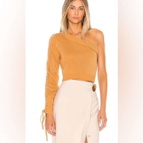 Lovers + Friends Sweaters - Lovers + Friends Linny Sweater in Mustard (SW1)